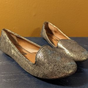 Seven7 Pewter Glitter Flats - size 37